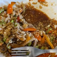 Stir fry  at The Wells Hotel in Wells