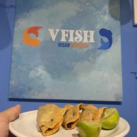 Pescadillas de garbanzos   at Vfish in Morelia