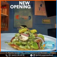 Tostada aguachile cremini   at Vfish in Morelia