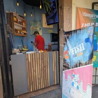 Hole in the wall at Vfish in Morelia