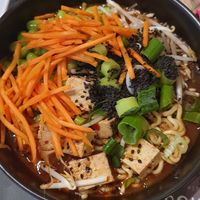 Vegan ramen soup at my indigo in Salzburg