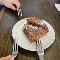 The owner even gave us two pieces of cake ^^   at KAZRO DELI KAMAKURA in Kamakura