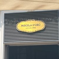 Outside of the cafe   at Miscela d'Oro - Sicilia 1946 in Messina