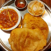 Chole Bhature at Vege Herb Saga in Tokyo