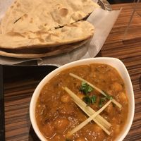 Chana Masala and Rotis  at Vege Herb Saga in Tokyo