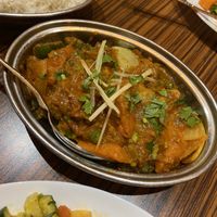 Mixed veggie curry  at Vege Herb Saga in Tokyo