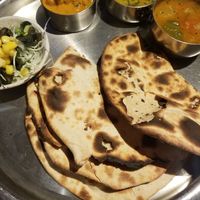 Vegan Lunch Thali set B with Roti at Vege Herb Saga in Tokyo