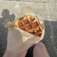 Earl grey waffle  at BILL & BEN Hamaguchi in Nagasaki