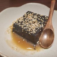 Black sesame tofu.  at Hoshina 穗科 - Songshan District in Taipei