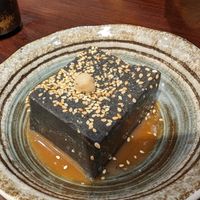Black sesame tofu about 160NT at Hoshina 穗科 - Songshan District in Taipei