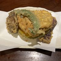 Tempura that came with soba noodle set at Hoshina 穗科 - Songshan District in Taipei