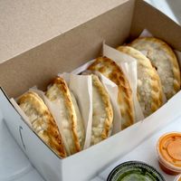 “Lentil and Potato” and “Sweet Potato” Vegan Options  at The Empanada Shop in Redondo Beach