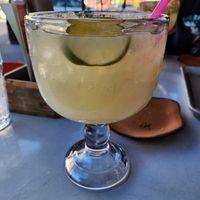 Giant Mas Margarita at Mas Taco Bar in Sacramento