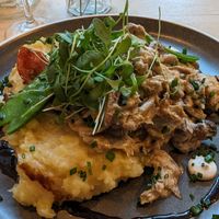 Soooo lecker!!!! Rahmgeschnetzeltes at Virtshaus in Ulm