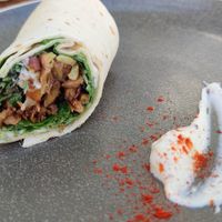 Chicken wrap at the Sunday brunch at Virtshaus in Ulm