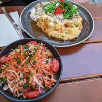 Karottensalat und Pilz Geschnetzeltes mit Kartoffelbrei at Virtshaus in Ulm