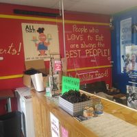 This takeaway has a really nice atmosphere at All That To Go in Cumberland