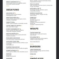 Menu Part 1 at Cafe Unido - Via Argentina in Panama City