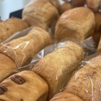 Korean Chestnut breads, the chestnuts are handcooked here  at Rice Bread Man 쌀빵맨 in Busan