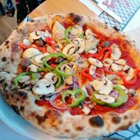 More pizza! at Matis Bar and Grill in Sozopol