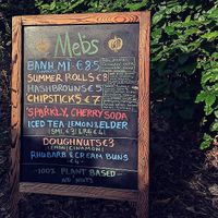 Chalkboard Menu   at Mebs Veg in Cork