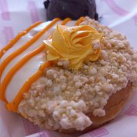 Mango cheesecake doughnut at The Scoop Company in Warlingham
