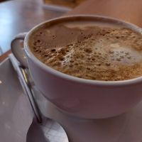 Coffee with plant milk at Juicyccino in Orpington