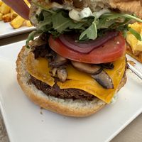 Hamburguesa   at La Huella Vegana - ES Visuals in Andorra La Vella