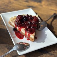 The cheesecake   at La Huella Vegana - ES Visuals in Andorra La Vella