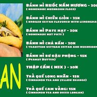 Vegan Bánh Mí flavors at Bánh Mì chay Vegan in Hanoi