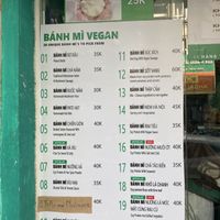   at Bánh Mì chay Vegan in Hanoi