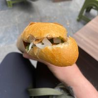 Number 4 Nut pate with raw veggies  at Bánh Mì chay Vegan in Hanoi