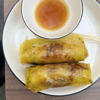 Spring rolls  at Bánh Mì chay Vegan in Hanoi