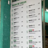   at Bánh Mì chay Vegan in Hanoi