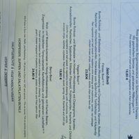 Speisekarte Salate at Webers Esszeit in Gutach