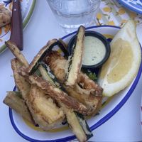 Fried artichoke starter, this was great!  at Basta in Stockholm
