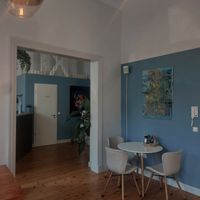 Interior at ÖXL Café in Wismar