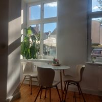 Interior at ÖXL Café in Wismar