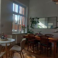 Interior at ÖXL Café in Wismar