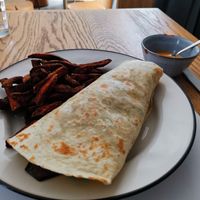 Vegan Shawarma with Sweet Potato and Sriracha (daily menu, so it is changing) at The Pinch in St Gallen