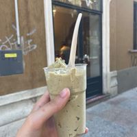 Granita al pistacchio  at Gelart in Sesto San Giovanni