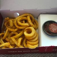 Curly fries  at 800PIZZA in Abu Dhabi