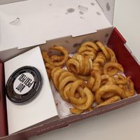 Curly fries at 800PIZZA - Motorcity in Dubai