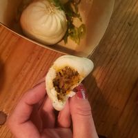 Inside bao bun at Bao Gao Club 包餃會 in Berlin