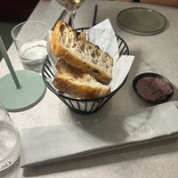 Bread w/ bean and garlic spread   at One80  in Valletta