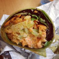 Buffalo seitan wrap at Blossom Du Jour - Midtown in New York City