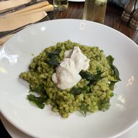 Vegan risotto   at The Cafe Royal in Edinburgh