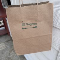 Nice small touches on the bags  at Cubanos ATL in Sandy Springs