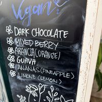 6 vegan options   at Mizzica Gelateria & Cafe in Toronto