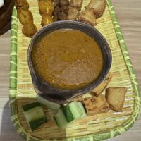 Vegan Triple Satay Platter  #Veganuary at Mother Earth Classic - 大地之素 in Central Singapore
